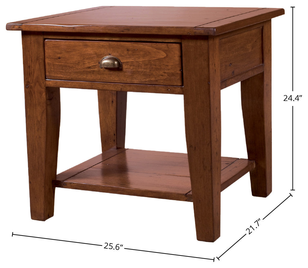 Irish Coast Regular Side Table, Brown