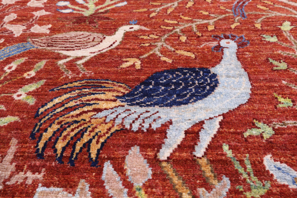 Tree Of Life Handmade Persian Rug 10' 0" X 14' 1" Q7815