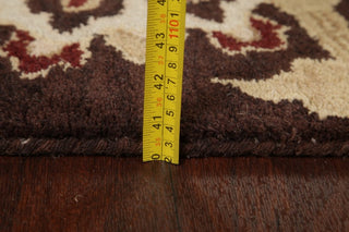 Agra All-Over Nature & Floral Hand-Tufted Oriental Area Rug, Brown, 11'0"x8'3"