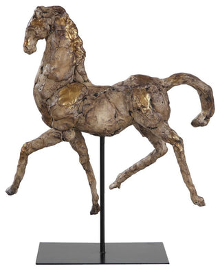 Uttermost Caballo Dorado Horse Sculpture