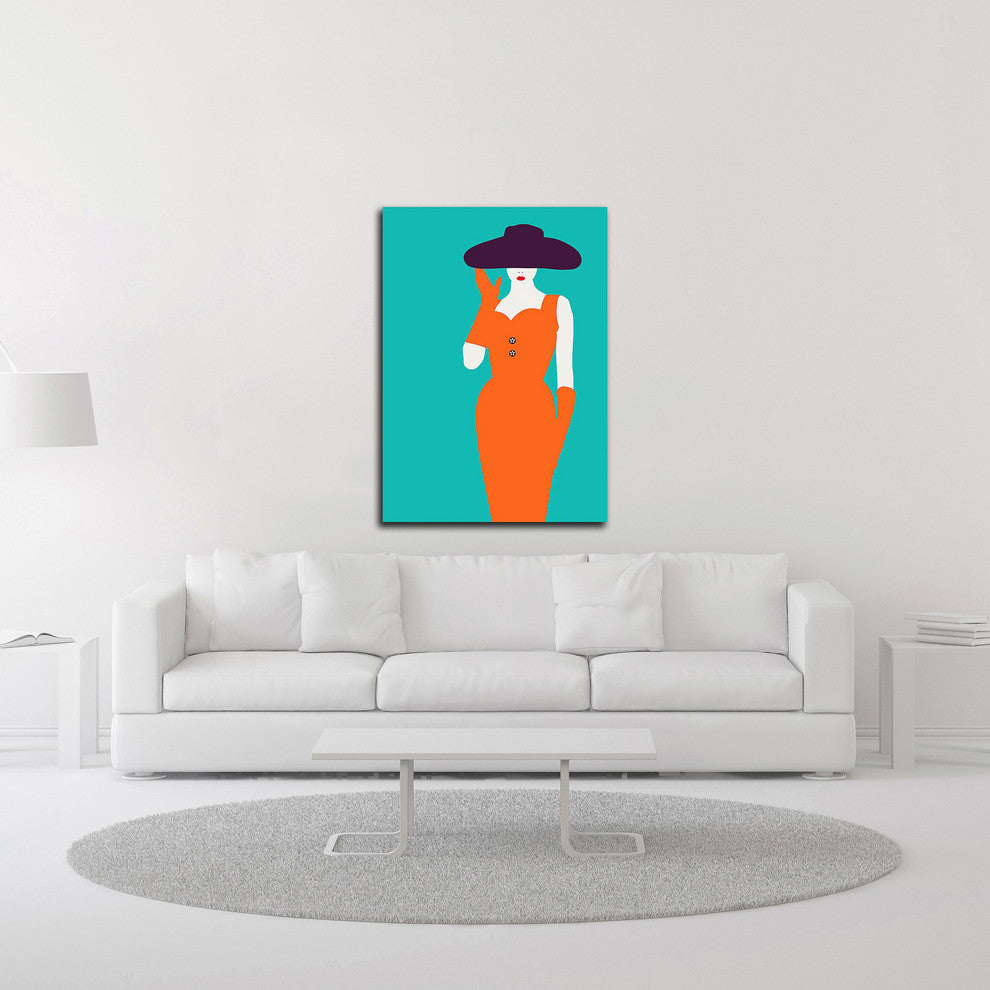 Lady No. 12 by Sean Salvadori, Print on Canvas, 30"x42"
