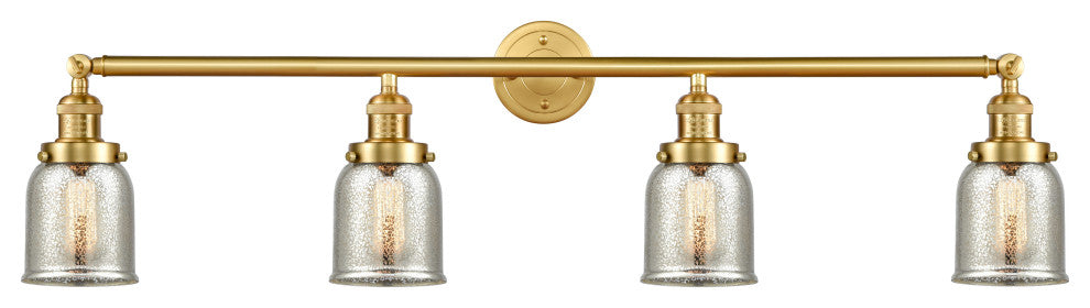INNOVATIONS 215-SG-G58-LED 4-Light Bath Vanity Light Satin Gold