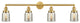 INNOVATIONS 215-SG-G58-LED 4-Light Bath Vanity Light Satin Gold
