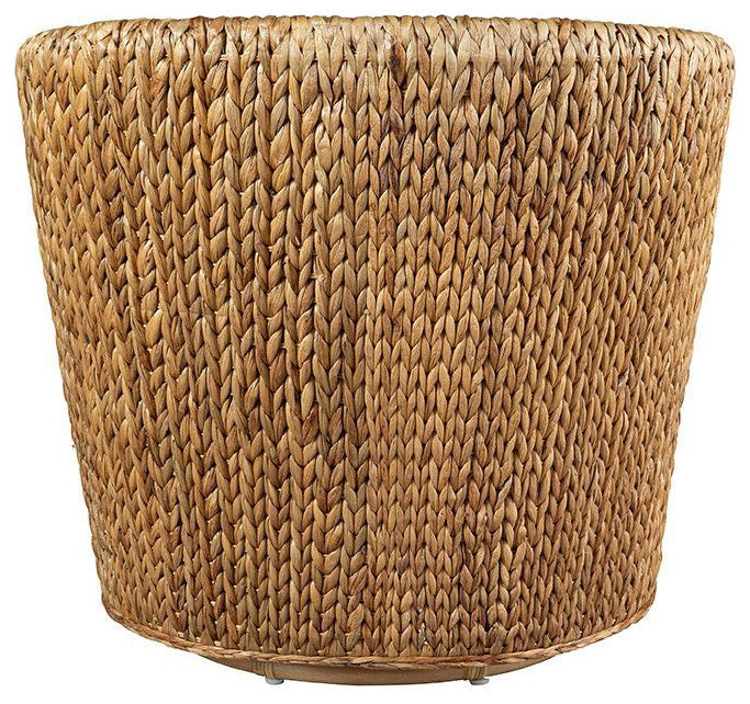 Morris Rattan Swivel Chair, Neutral