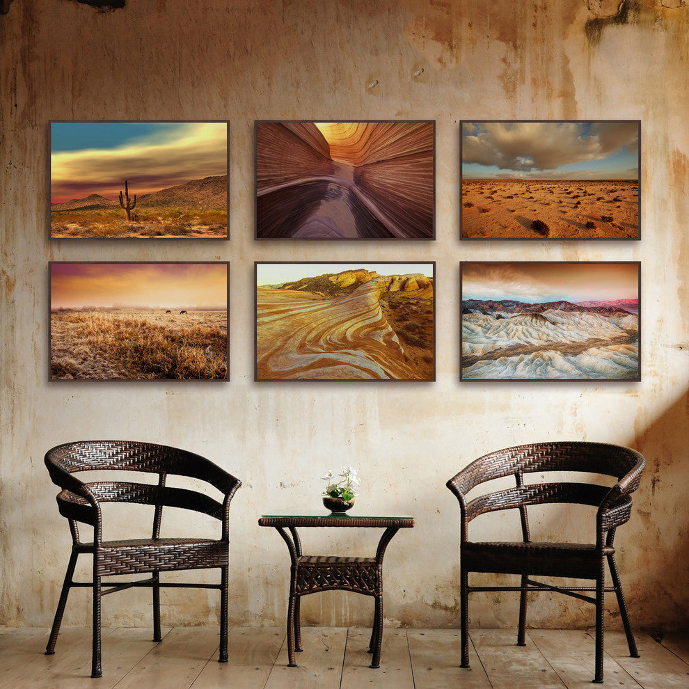 Desert Beauty Hexaptych, 72x32
