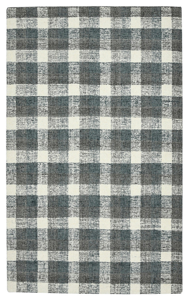 Tartan Cartwell Area Rug, Gray, 8' x 10', Plaid