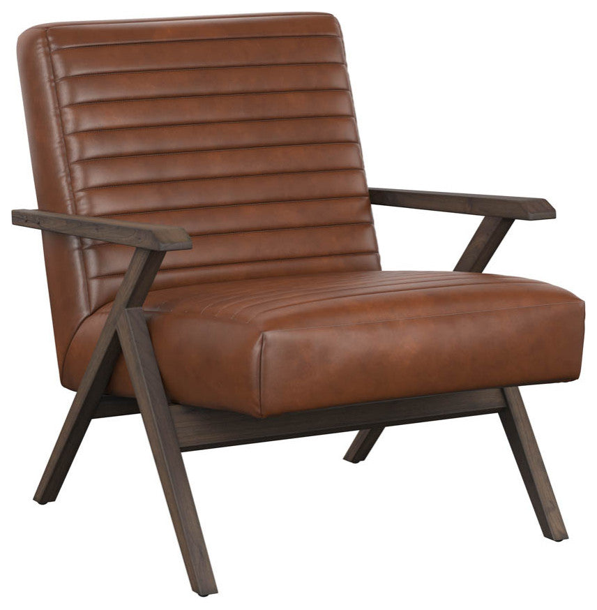 Peyton Lounge Chair, Bravo Cognac
