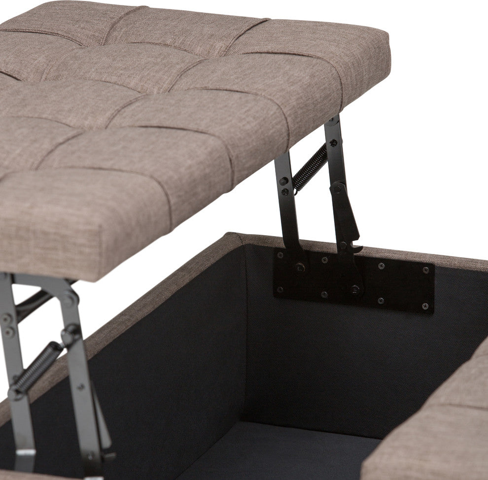 Harrison Coffee Table Storage Ottoman