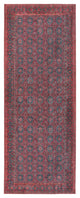 Kate Lester + Jaipur Living Kalinar Damask Dark Red/ Blue Area Rug 4'X8'