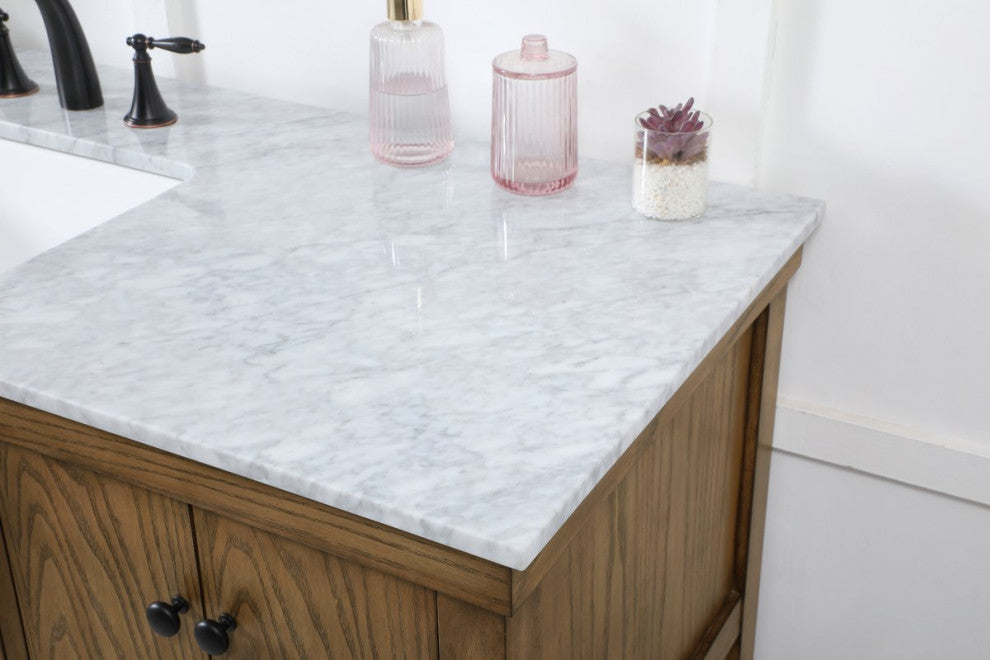 Home Living 22" Farmhouse Driftwood-Light Bathroom Vanity