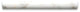 Calacatta Gold Marble Round Covering Edge Pencil Liner Trim Molding, 1 piece