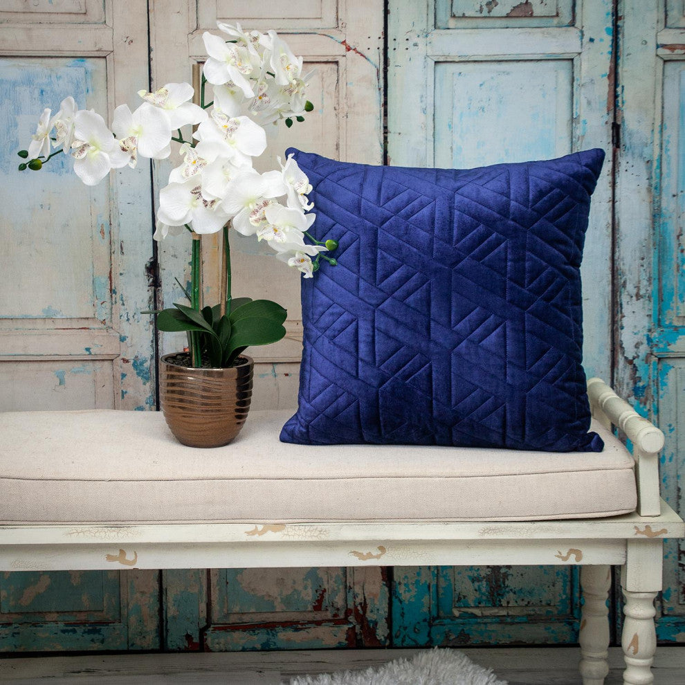 Parkland Collection Delta Blue Throw Pillow