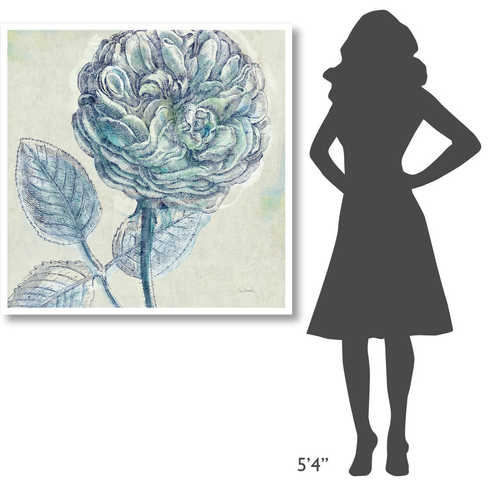 "Belle Fleur III" Digital Paper Print by Sue Schlabach, 42"x42"