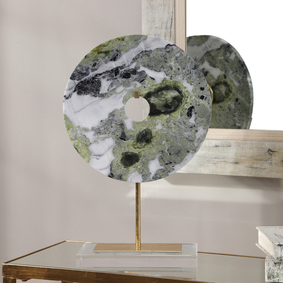 Uttermost Irelyn Marble Disk Sculpture