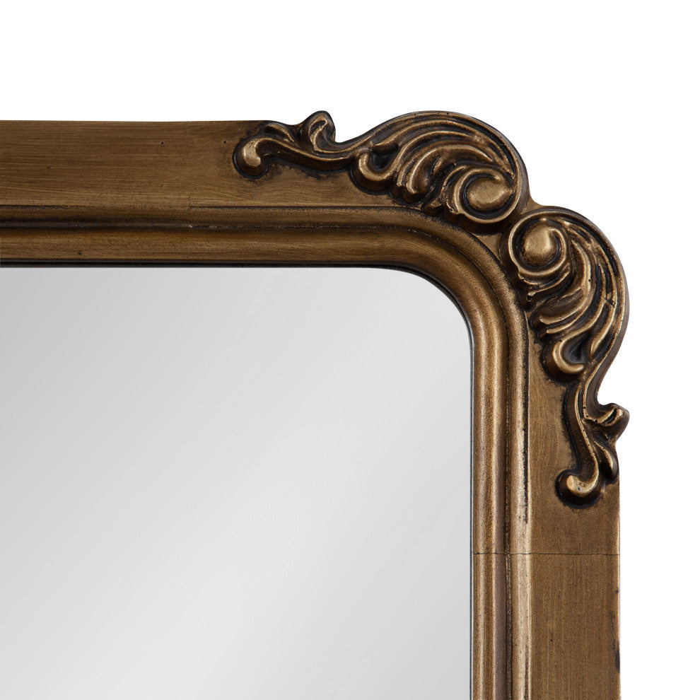 Ivette Rectangle Mirror, Gold 25x35