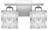 Gibson Two Light Bath, Polished Chrome