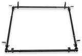 Cap Multi Angle Ceiling Rod 48-84", Black, Four Sided