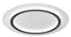 Modern Double Ring Led Flush Mount Ceiling Light for Kichen