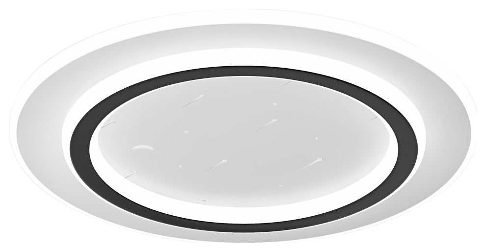 Modern Double Ring Led Flush Mount Ceiling Light for Kichen