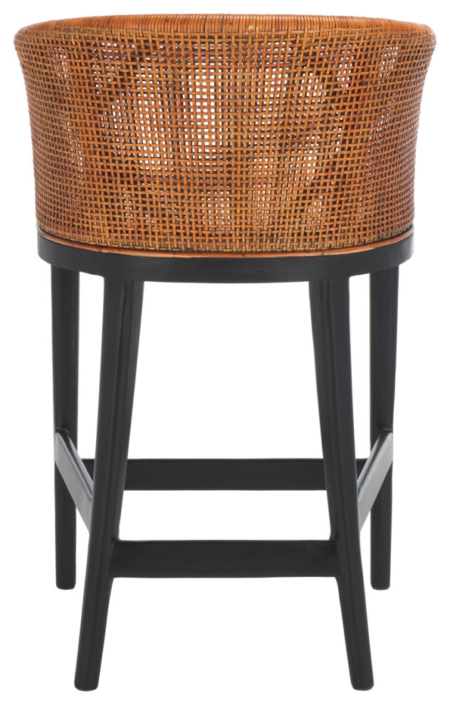 Safavieh Brando Counter Stool, Brown/Black