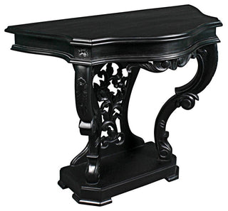 Design Toscano Black Val De Loire Console Table