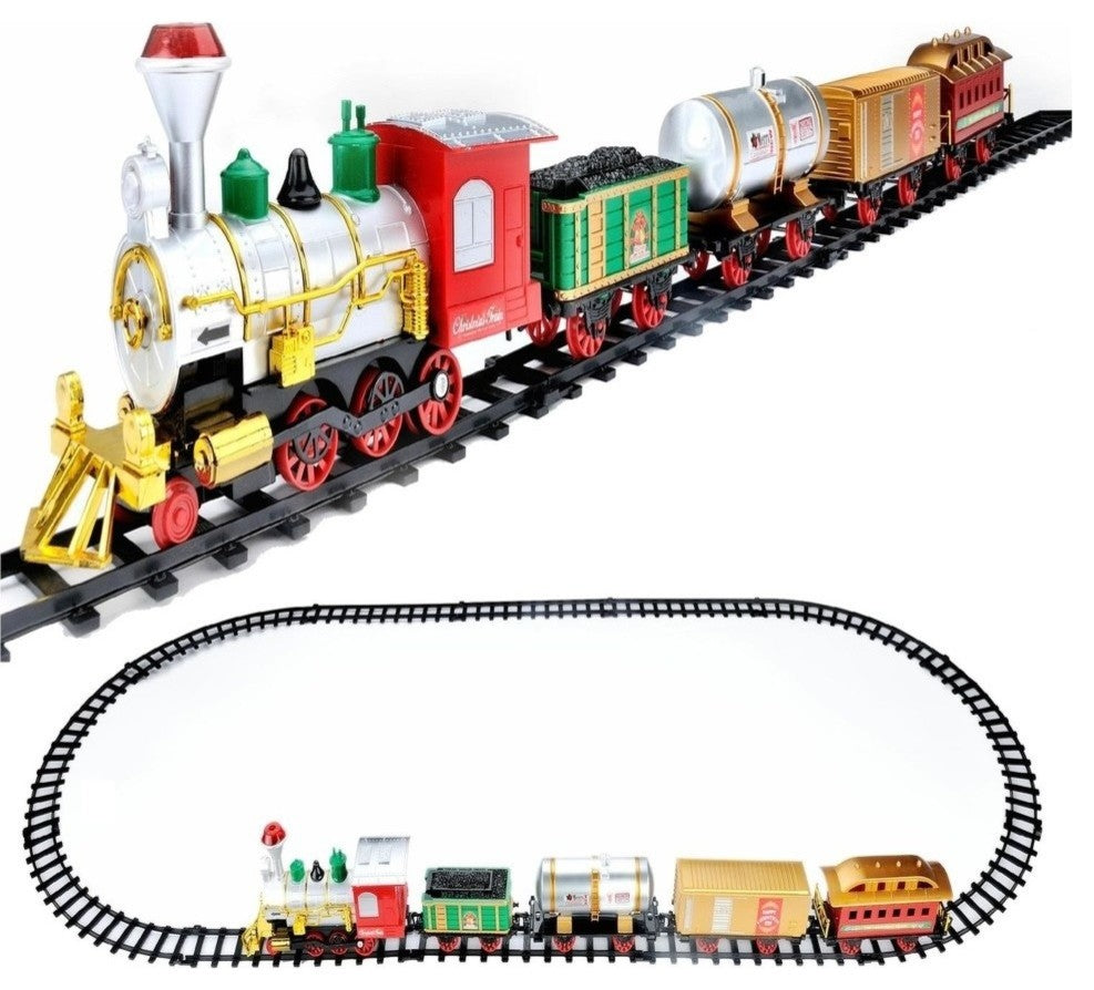 17-Battery Operated Animated Christmas Train Set With Sound
