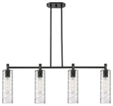Crown Point 4 43.75" Island Lighting Matte Black