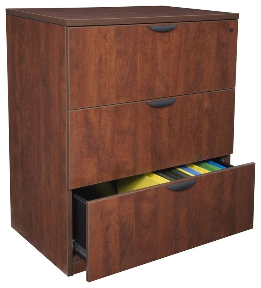 Legacy Stand Up Lateral File, Cherry