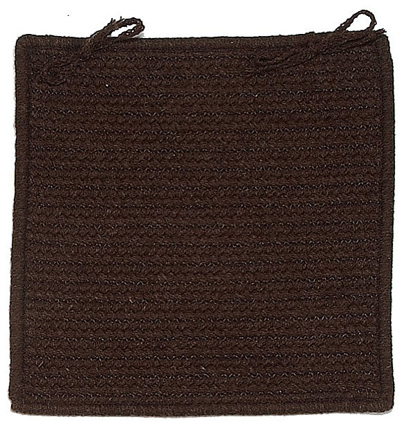 Colonial Mills Chair Pad Courtyard Cocoa Chair Pad