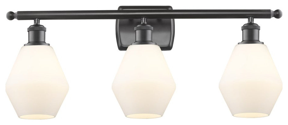 Innovations 516-3W-OB-G651-6-LED 3-Light Bath Vanity Light, Oil Rubbed Bronze