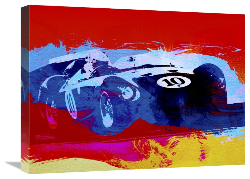 "Maserati on the Race Track 1" Fine Art Print