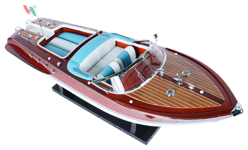 Riva Aquarama Painted Medium Wooden Handcrafted boat model