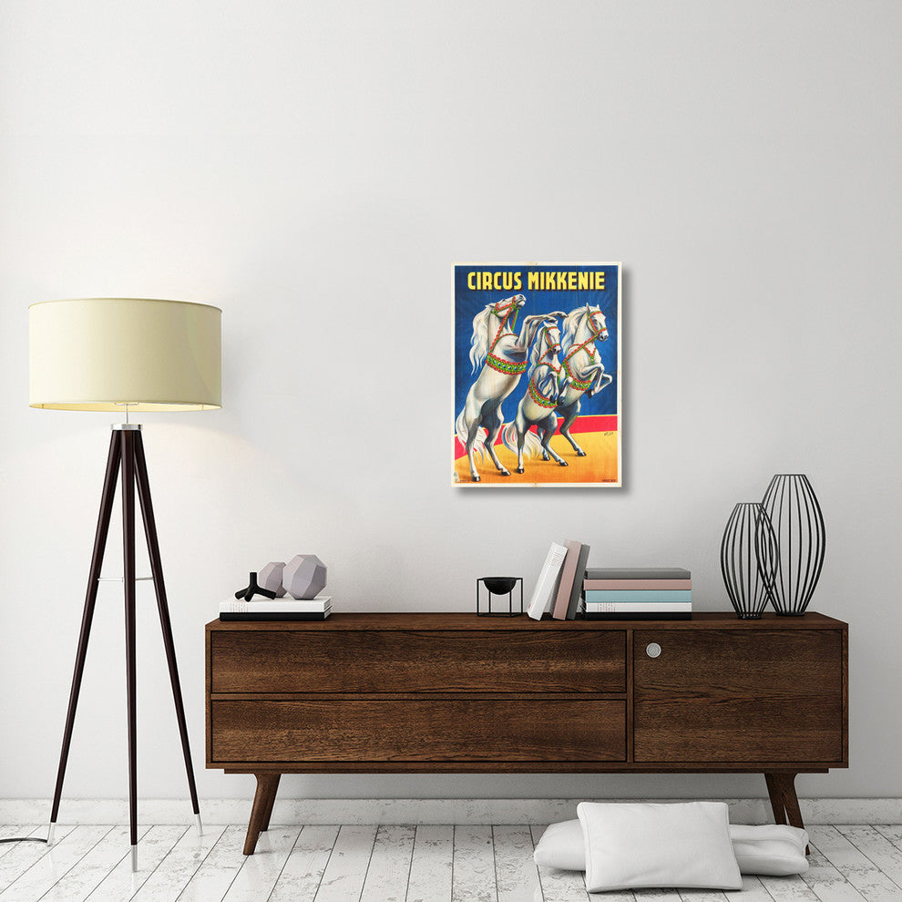 "Circus Mikkenie" Stretched Canvas Giclee by Hollywood Photo Archive, 23"x30"