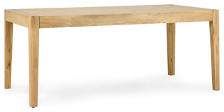 Beechgrove 72" Dining Table, Natural Brown