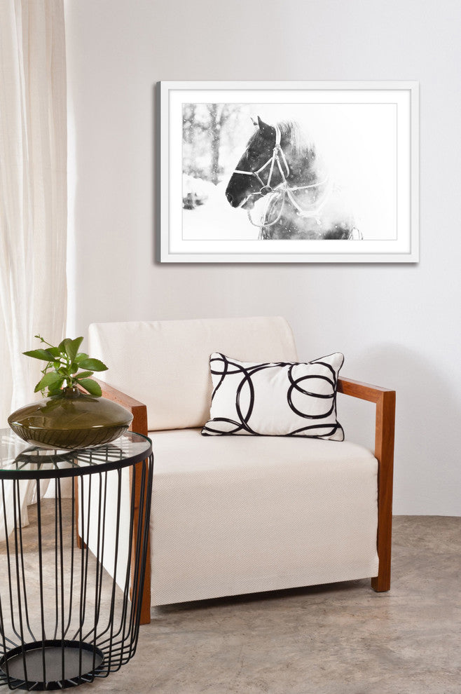 Marmont Hill, "Cold Breath" Framed Painting Print, 18x12