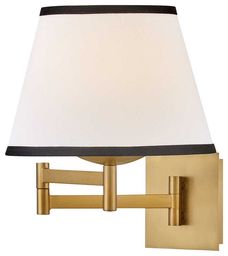 Hinkley Sonia Medium Task Light Sconce, Lacquered Brass