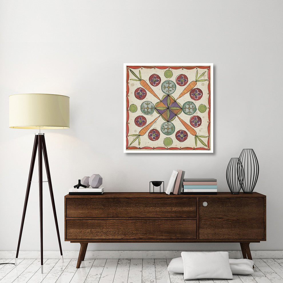 "Farmers Feast Tiles I" Digital Paper Print by Anne Tavoletti, 38"x38"