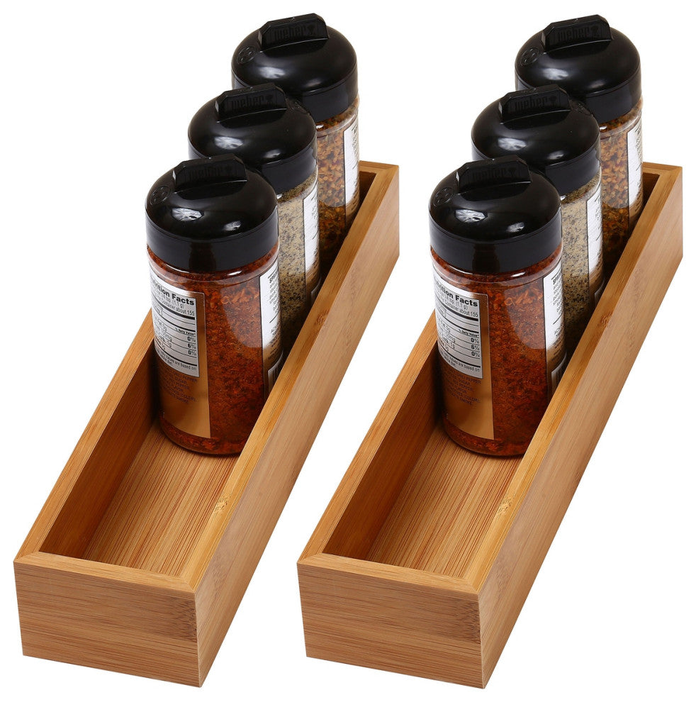 YBM Home Kitchen Drawer Organizer Storage Box, Set of 2, 3"x12"x2"