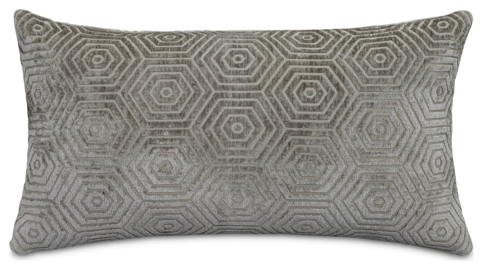 Explorer Sutter 13"x24" Oblong Pillow, Set of 2, Steel