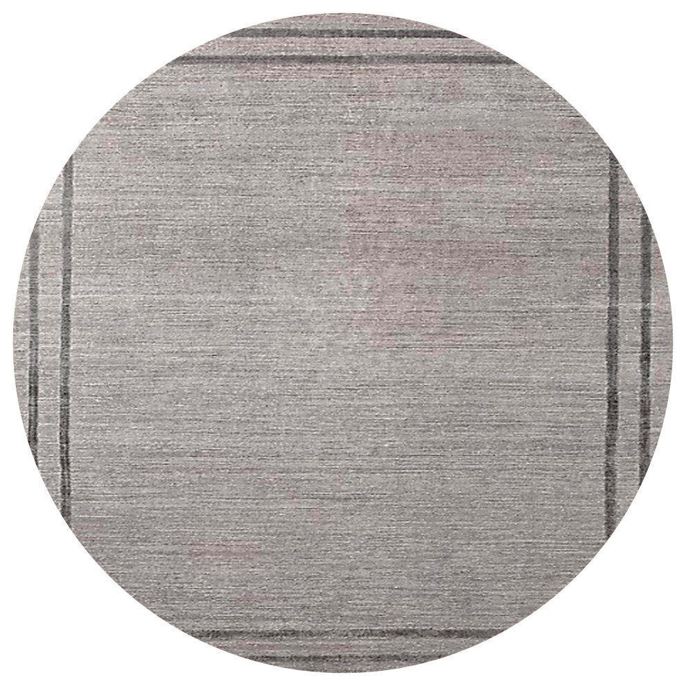 Ahgly Company Indoor Round Mid-Century Modern Area Rugs, 5' Round