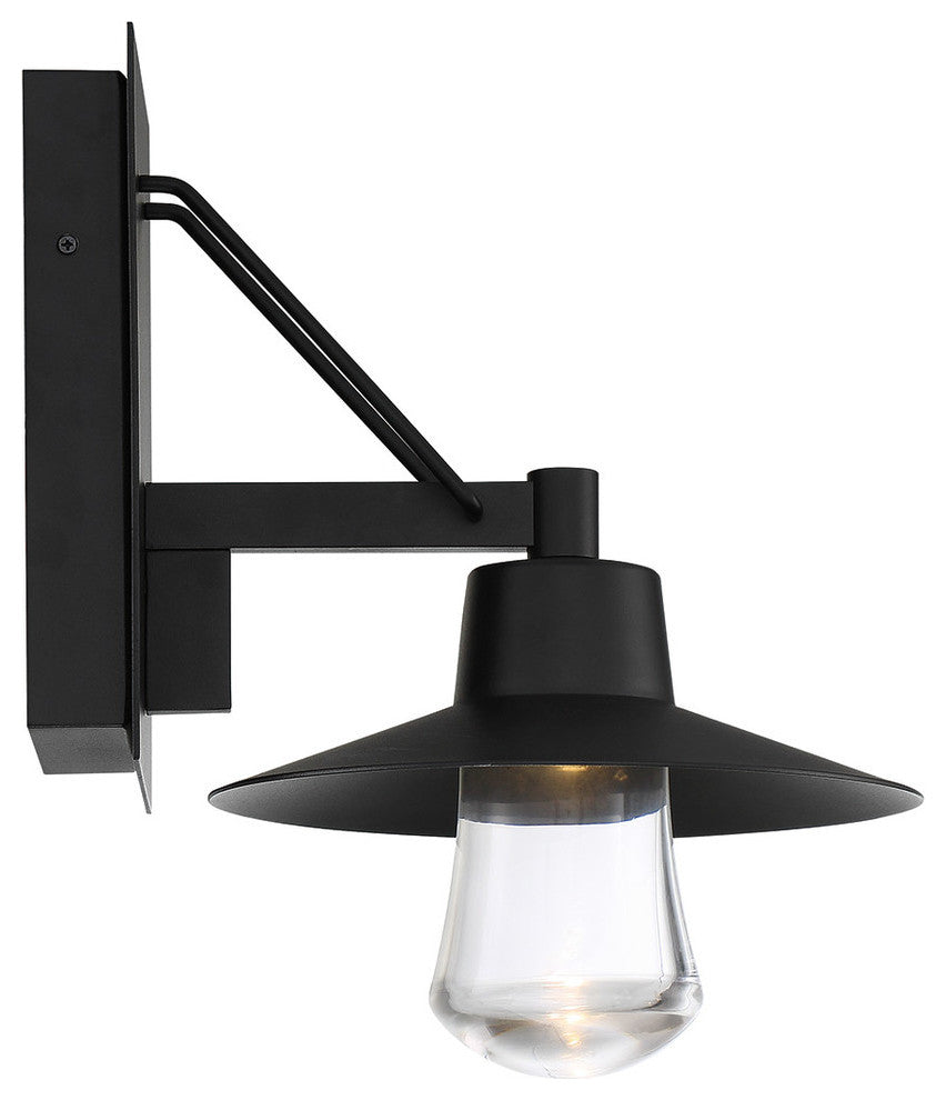 Suspense 15" LED Outdoor Wall-Light 3000K, Black