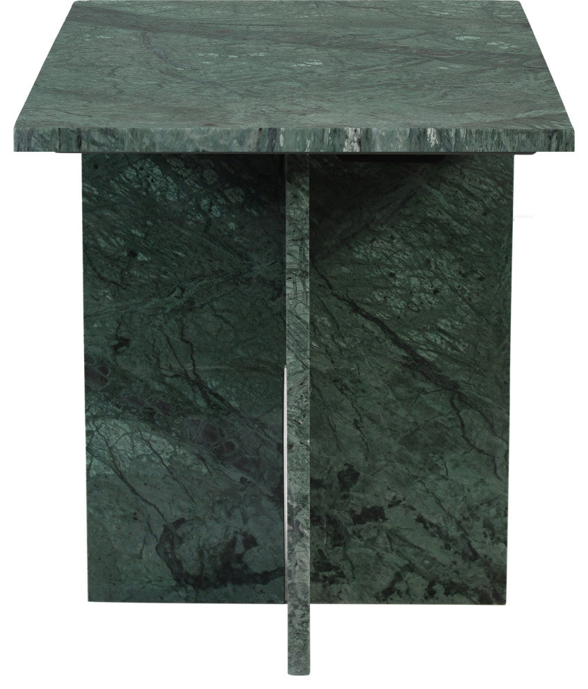 Verona Marble End Table, Green