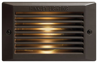 Hinkley Lighting 58015-LL 8"W LED Line Voltage 4.5w Step Light - Bronze