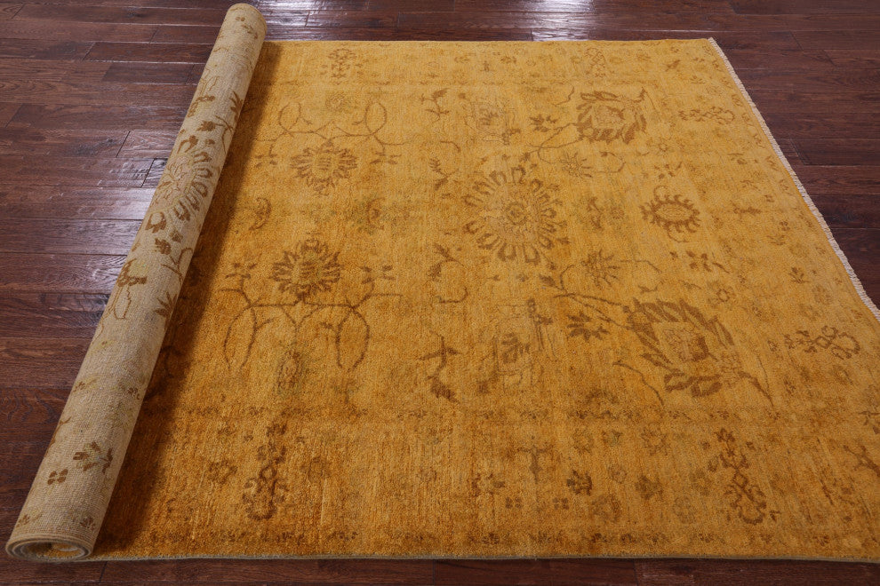 Hand-Knotted Full Pile Overdyed Wool Rug 5' 10" X 8' 10" - WR1345
