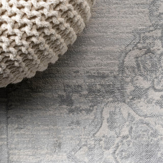 Modern Persian Moroccan Medallion Light Gray 2'x8' Runner Rug