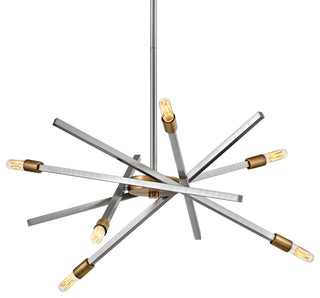 Hinkley Lighting 4765 Archer 6 Light 26"W Sputnik Chandelier - Brushed Nickel /