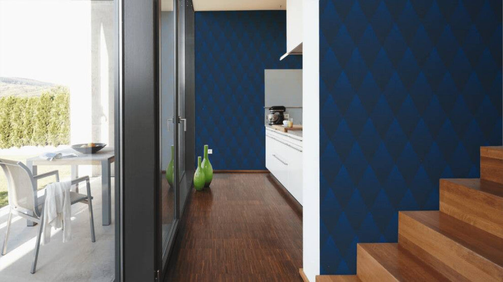 Sample, Geometric Textured Wallpaper Featuring Diamond Shaped Figures, 374191