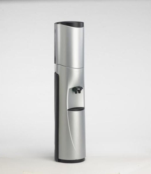 Pacifik High-Tech Water Cooler, Silver With Black Trim, Room Temp and Cold Water