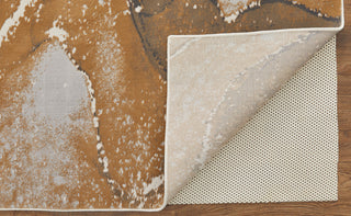 Takara Modern Abstract, Gray/Brown, 7'9"x10' Area Rug