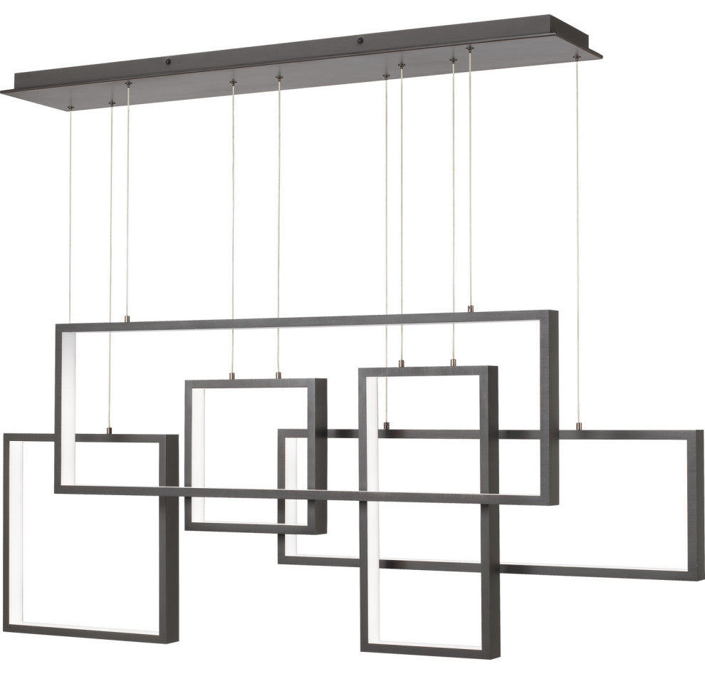 Canvas LED Island Light, Western Bronze